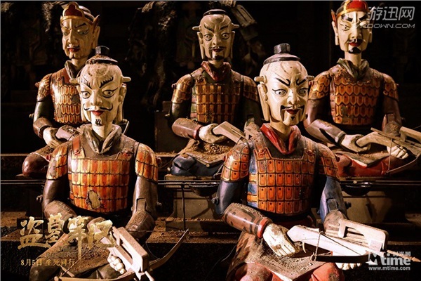 《盜墓筆記》“地宮詭域”劇照曝光 詭異墓室遍地鬼俑